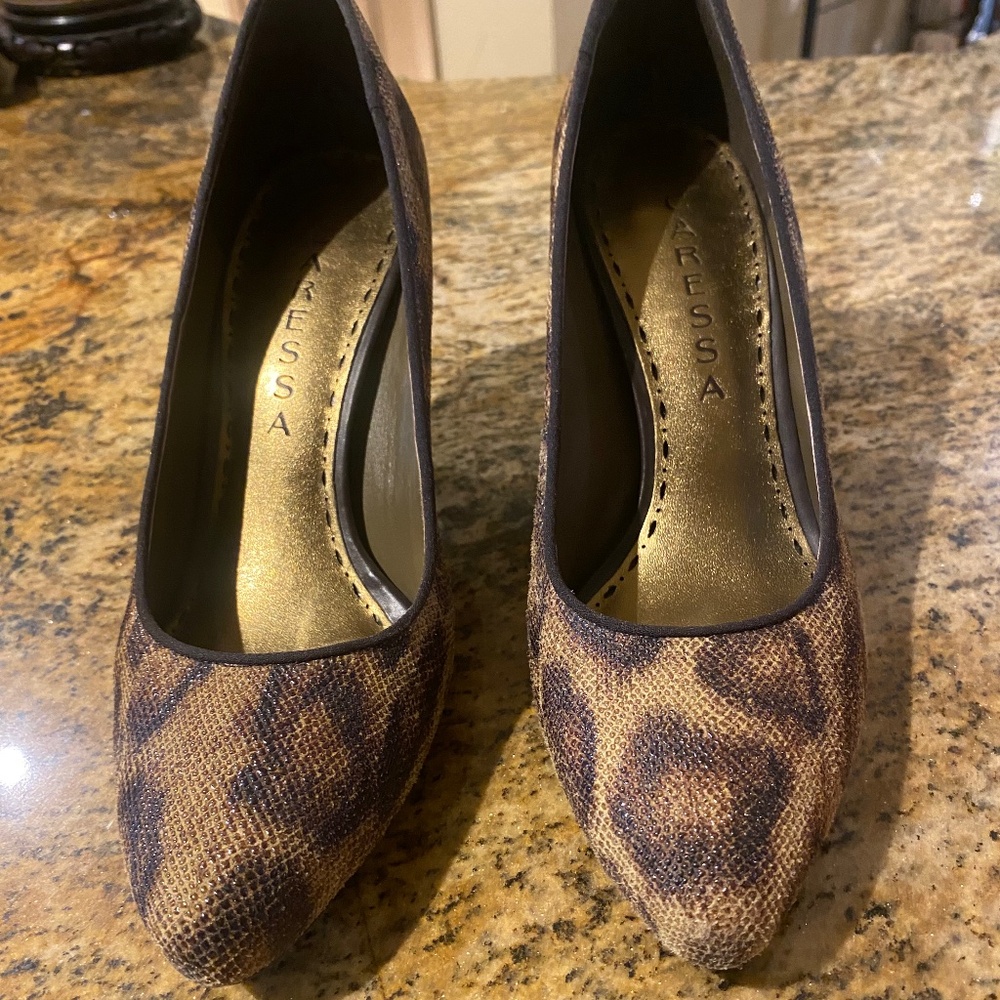 Leopard Print Heels - image 1